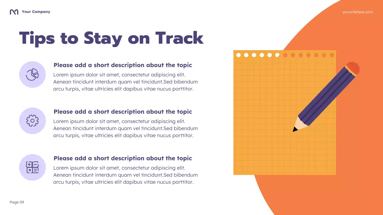 Purple Cartoon Budgeting Course Presentation