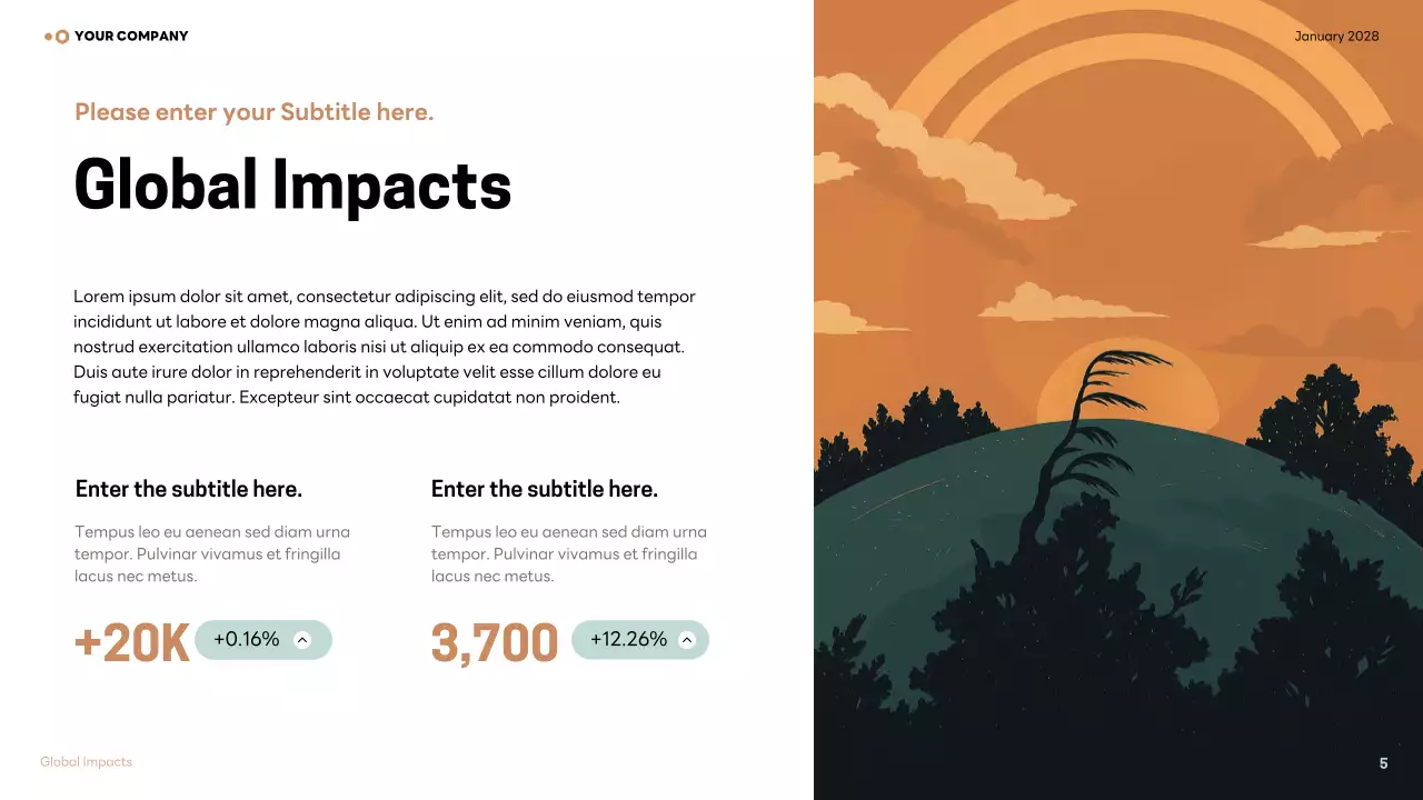 Brown Modern Climate Lecture Presentation