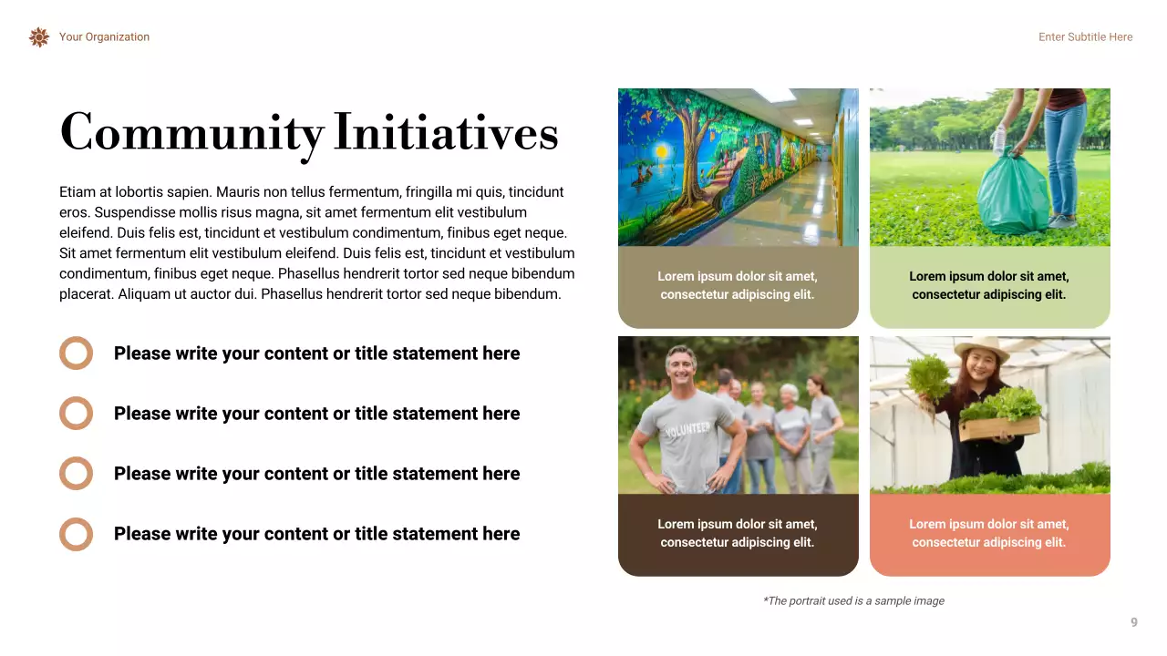 Orange Minimal Climate Change Presentation