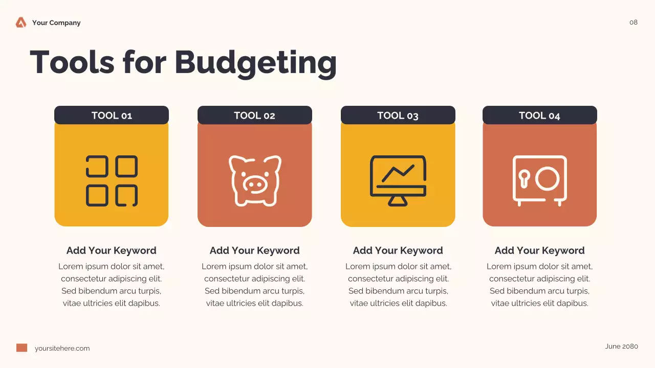 Orange Modern Personal Finance for Teens Presentation