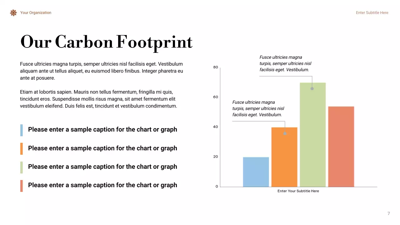 Orange Minimal Climate Change Presentation
