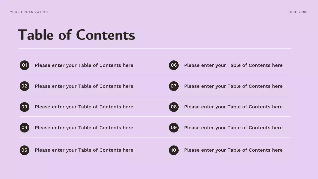 Purple Aesthetic Character Journey Course Presentation