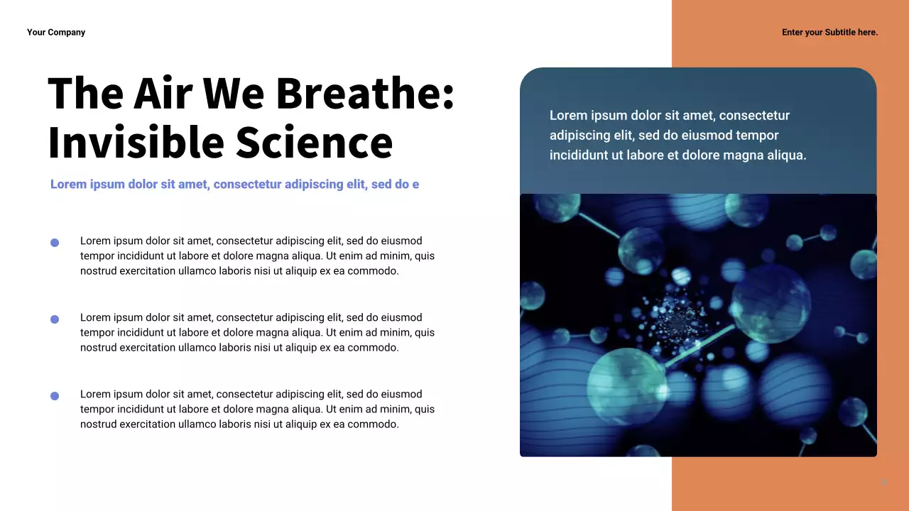 Bài thuyết trình về tầm quan trọng của khoa học hiện đại màu vàng