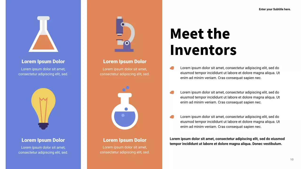 Bài thuyết trình về tầm quan trọng của khoa học hiện đại màu vàng