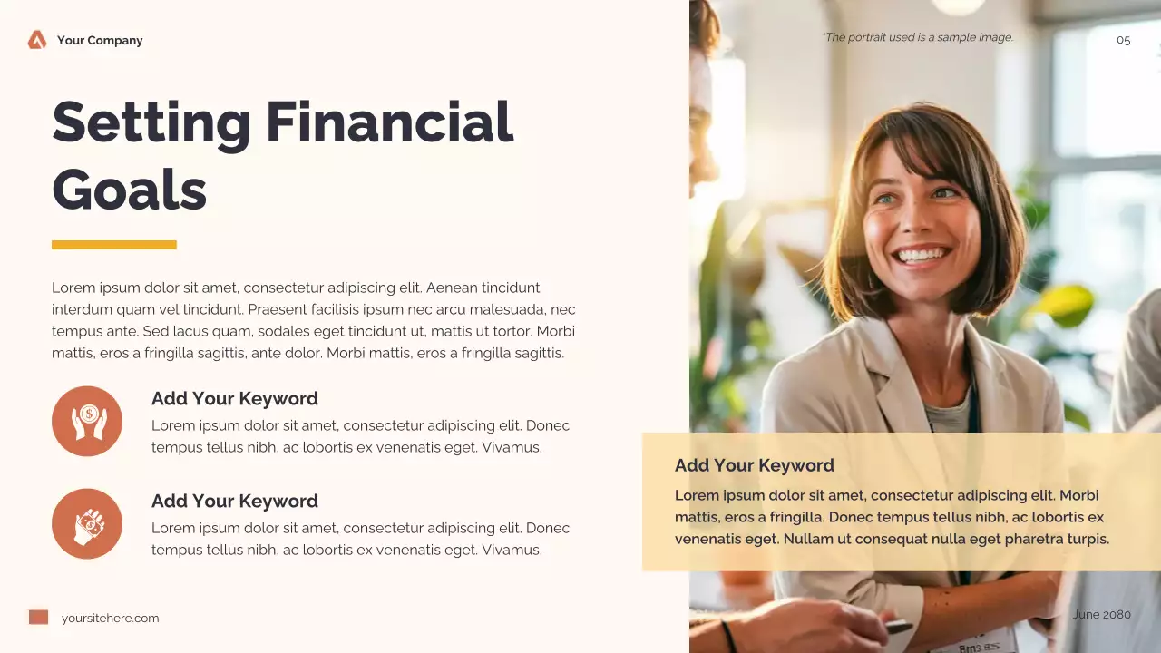 Orange Modern Personal Finance for Teens Presentation