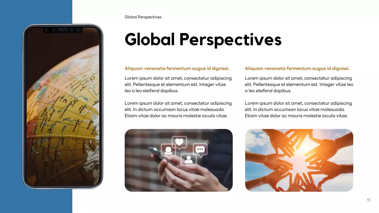 Orange Modern Social Media Debate Presentation