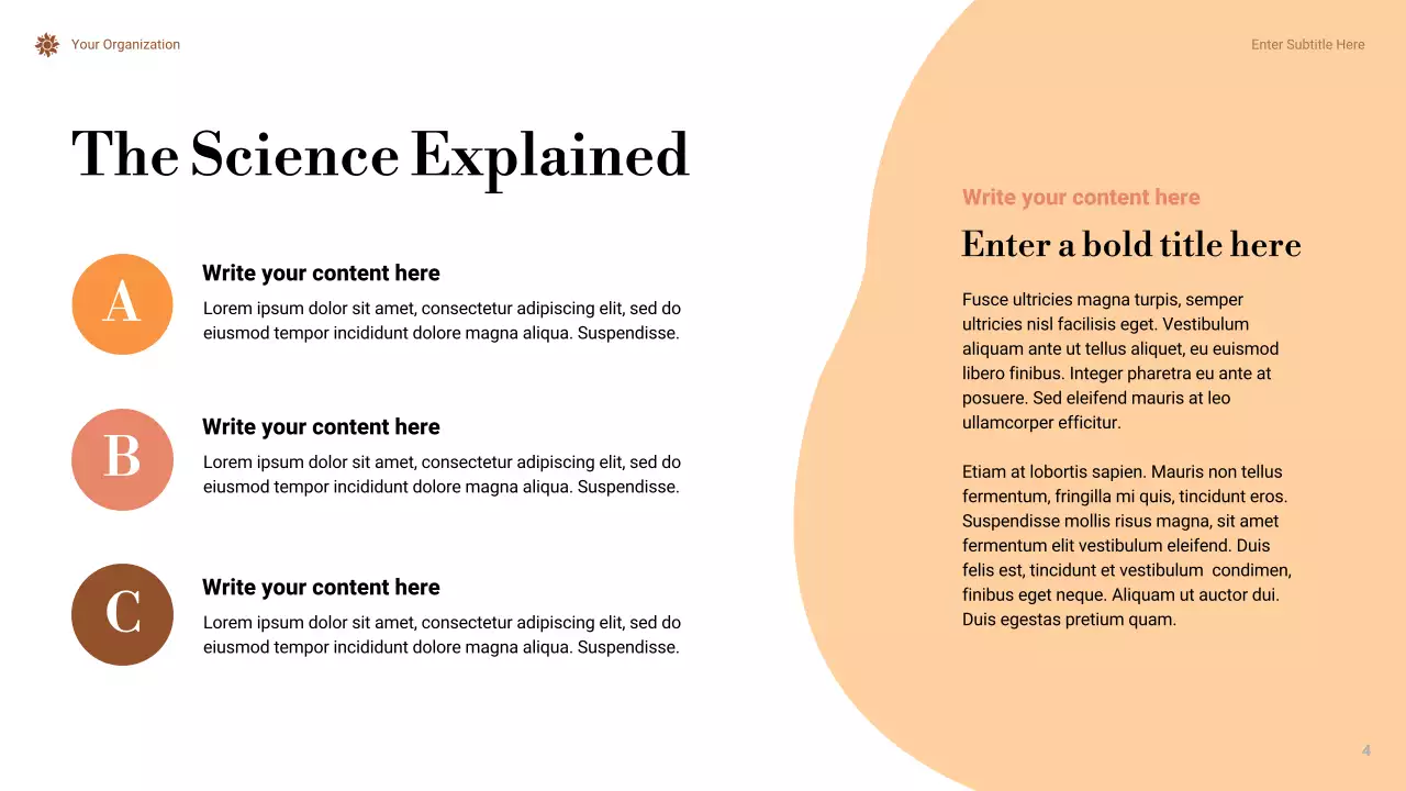 Orange Minimal Climate Change Presentation