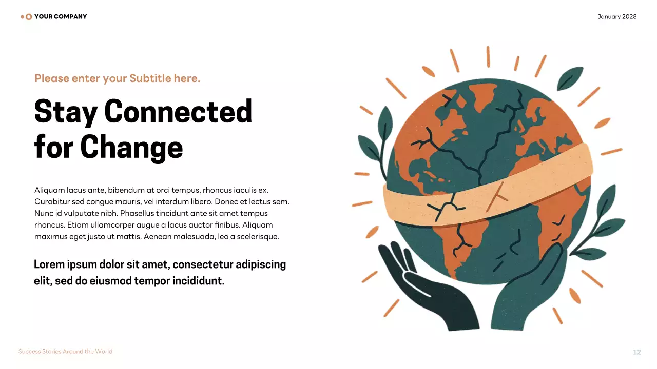 Brown Modern Climate Lecture Presentation