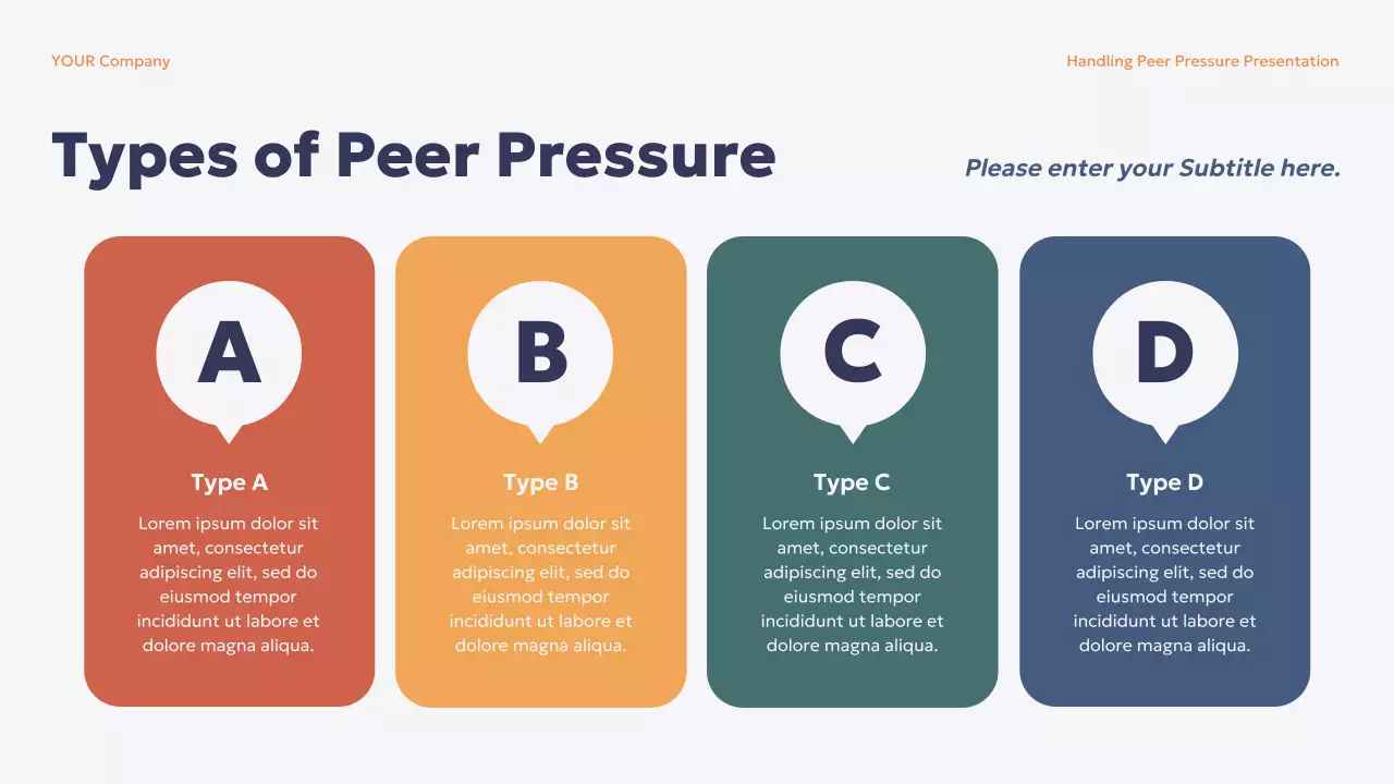 Navy Modern School Peer Pressure Lecture Presentation