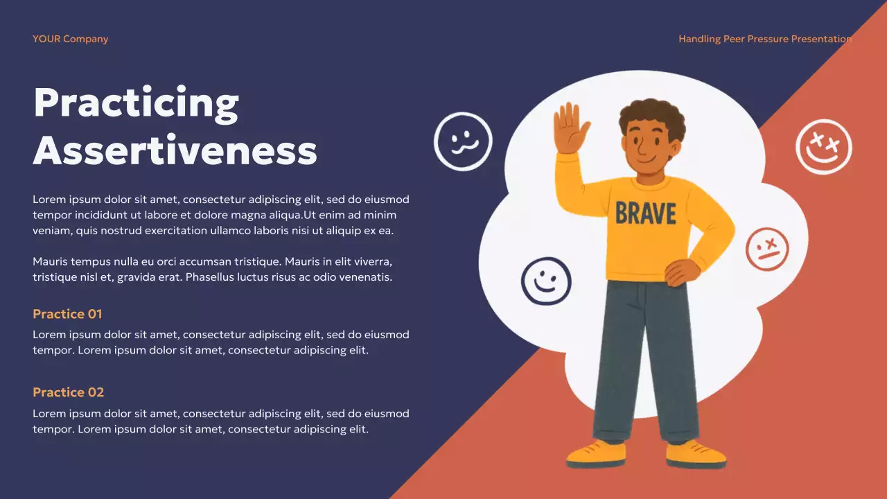 Navy Modern School Peer Pressure Lecture Presentation