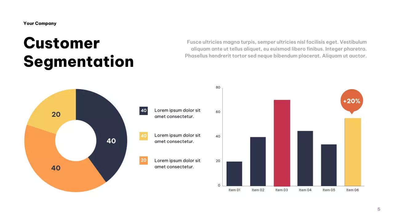 Grey Modern Business Highlights Overview Presentation