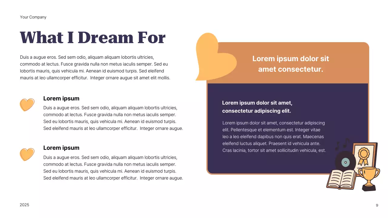 Presentasi Panduan Identitas Pribadi Modern Ungu