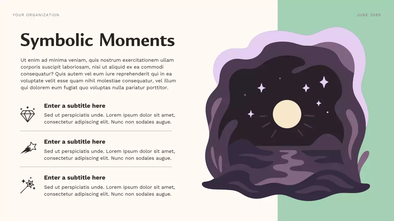 Purple Aesthetic Character Journey Course Presentation