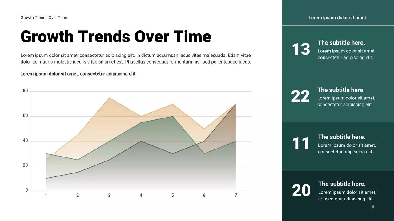 Navy Modern Business Yearly Review Presentation