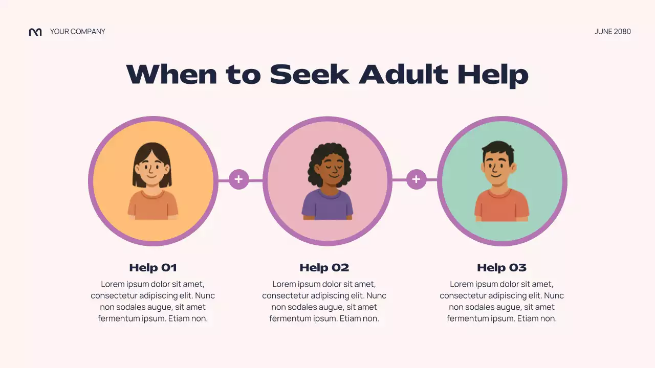 Colourful Abstract Peer Pressure Lecture Presentation