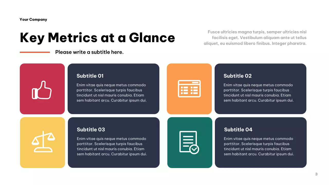 Grey Modern Business Highlights Overview Presentation