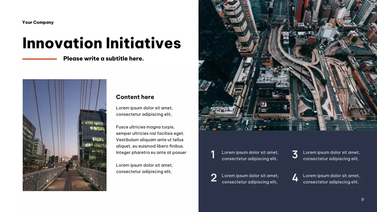 Grey Modern Business Highlights Overview Presentation