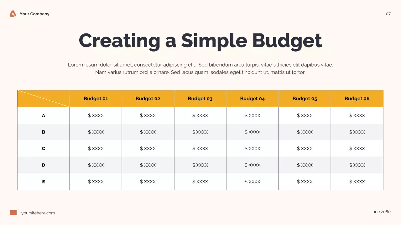 Orange Modern Personal Finance for Teens Presentation