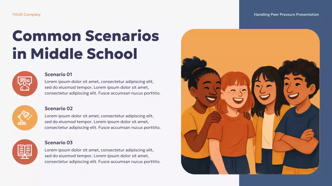 Navy Modern School Peer Pressure Lecture Presentation