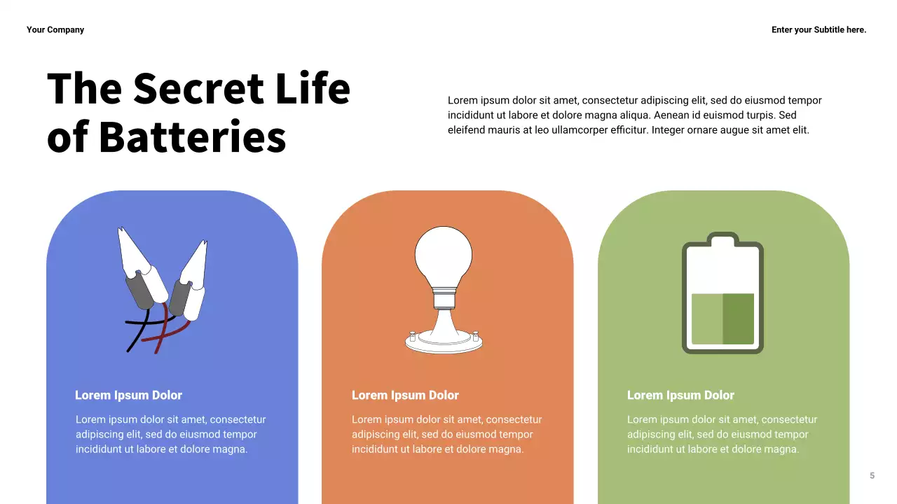 Bài thuyết trình về tầm quan trọng của khoa học hiện đại màu vàng