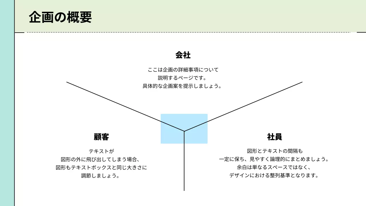 ミント シンプル ビジネス 企画書
