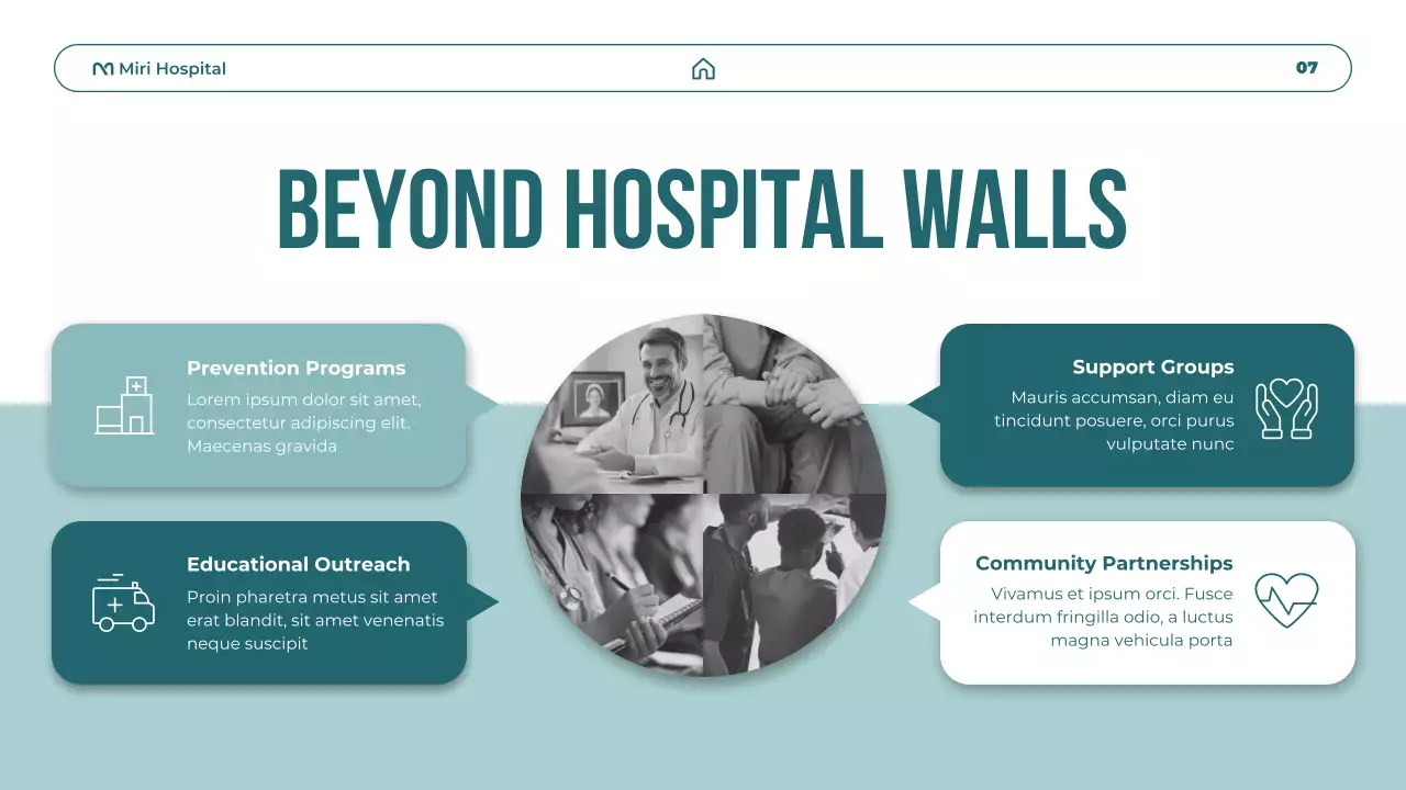 Teal Modern Healthcare Promotion Presentation