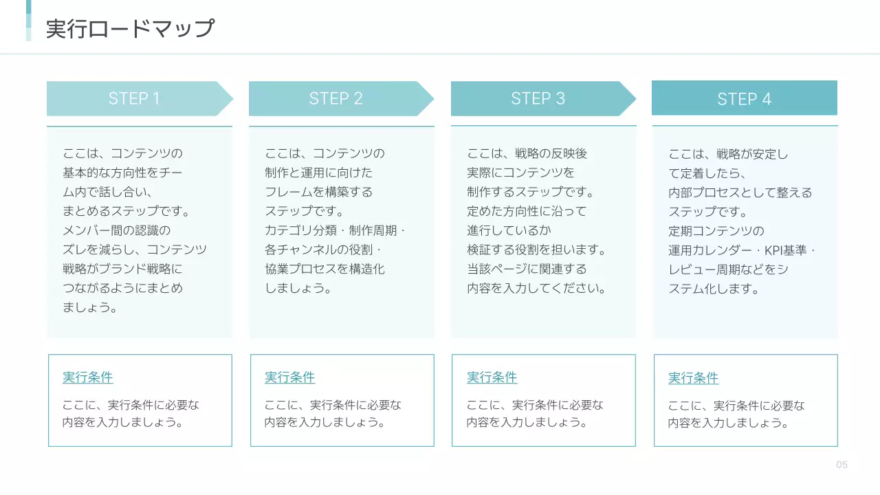 水色 シンプル ビジネス 提案書 プレゼンテーション