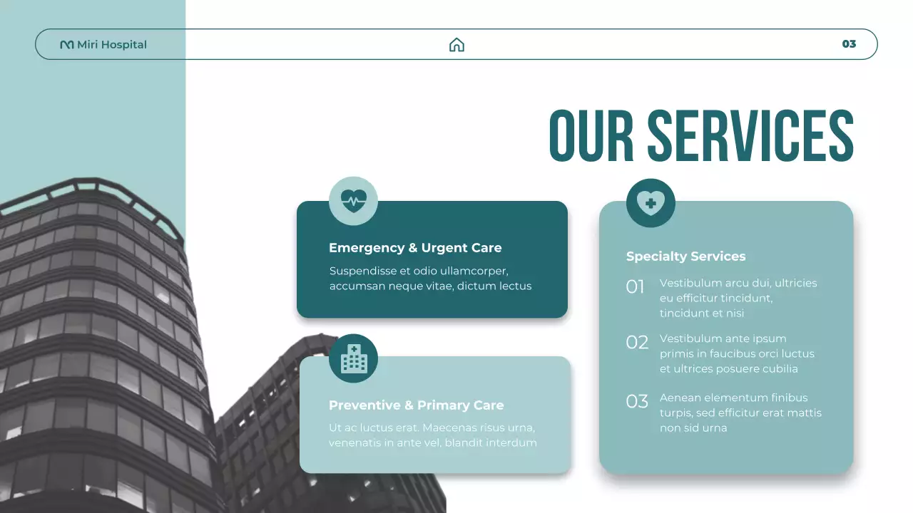 Teal Modern Healthcare Promotion Presentation