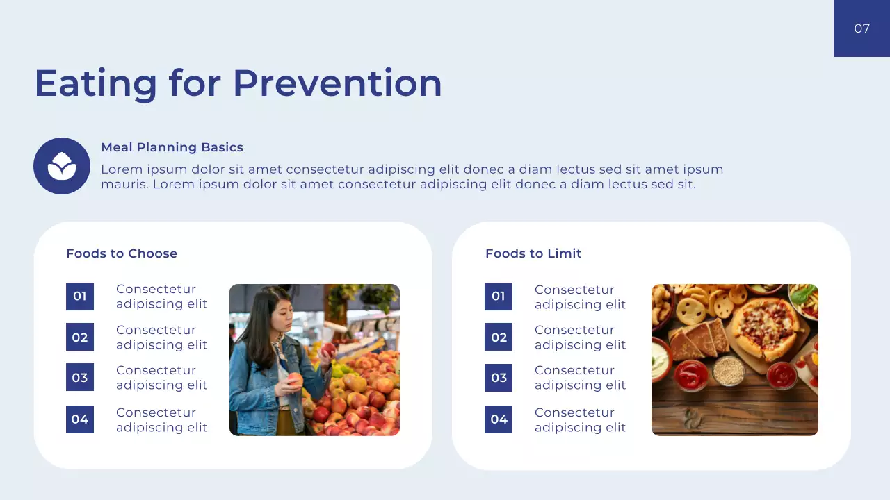 Blue Modern Health Diabetes Awareness Presentation