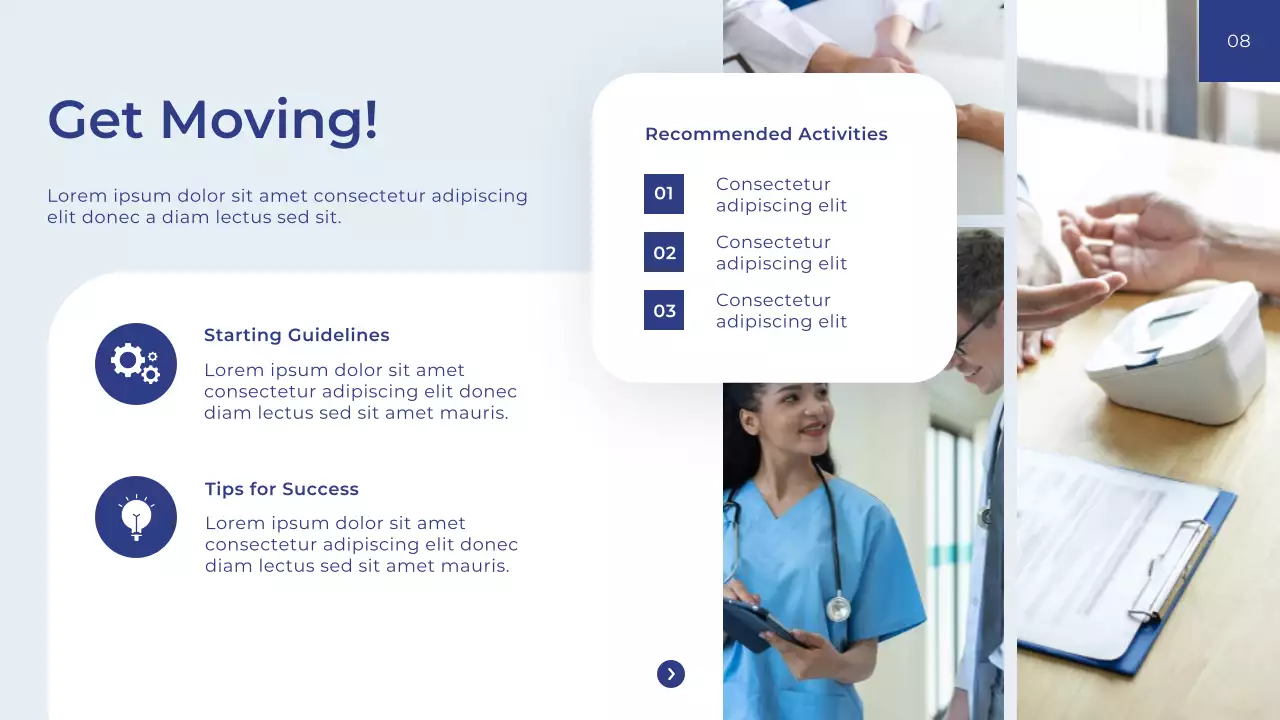 Blue Modern Health Diabetes Awareness Presentation