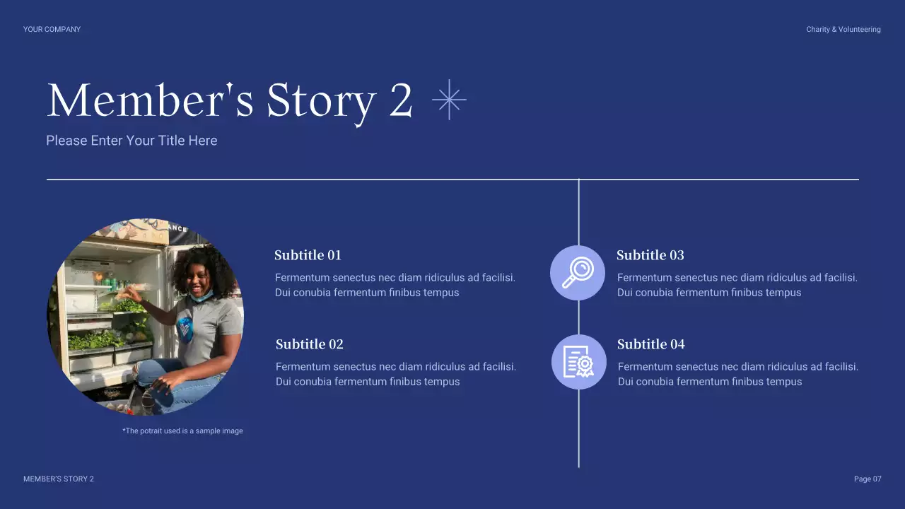 Blue Modern Fundraising Proposal Presentation