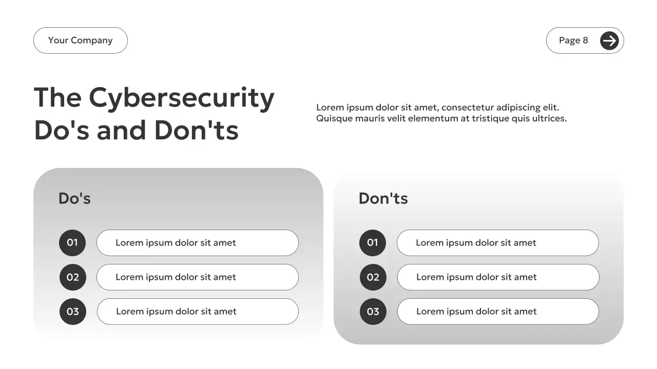 Grey Modern Online Security Guide Presentation