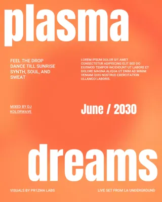 Orange Trendy Album Cover Instagram Post