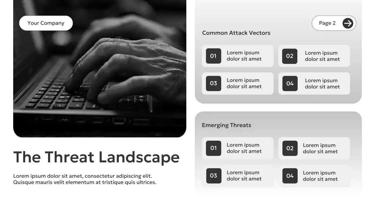 Grey Modern Online Security Guide Presentation