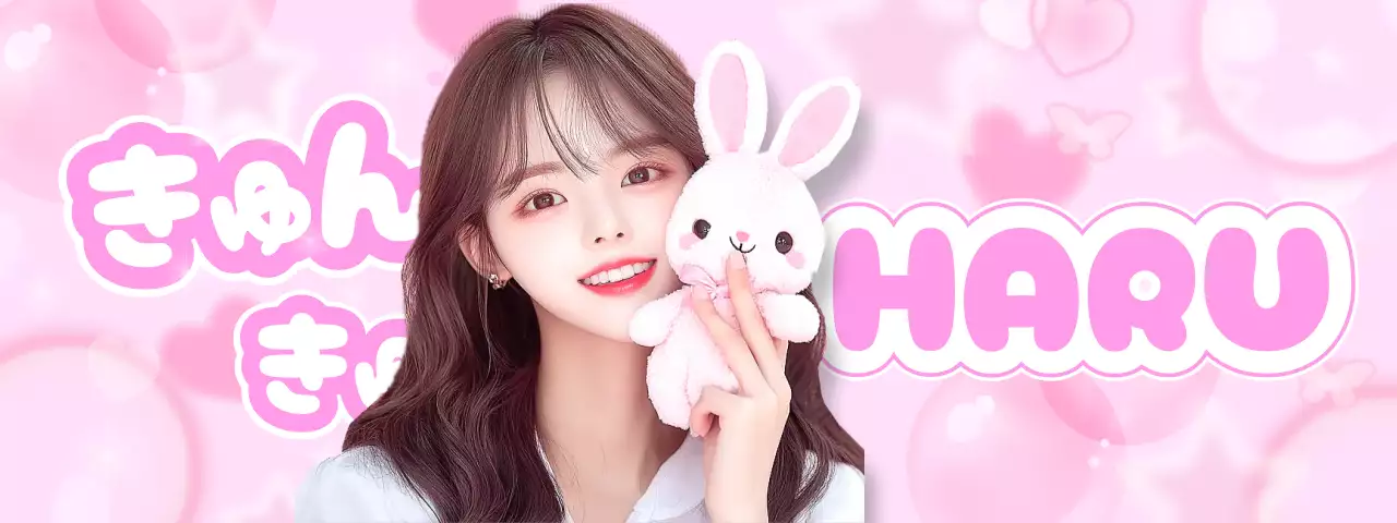 ピンク かわいい デザイン ポスター 推し活