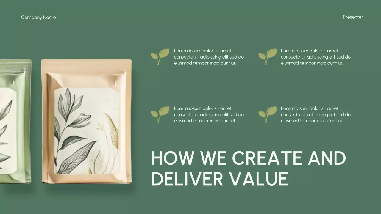 Green Modern Environmental Initiatives Lecture Presentation