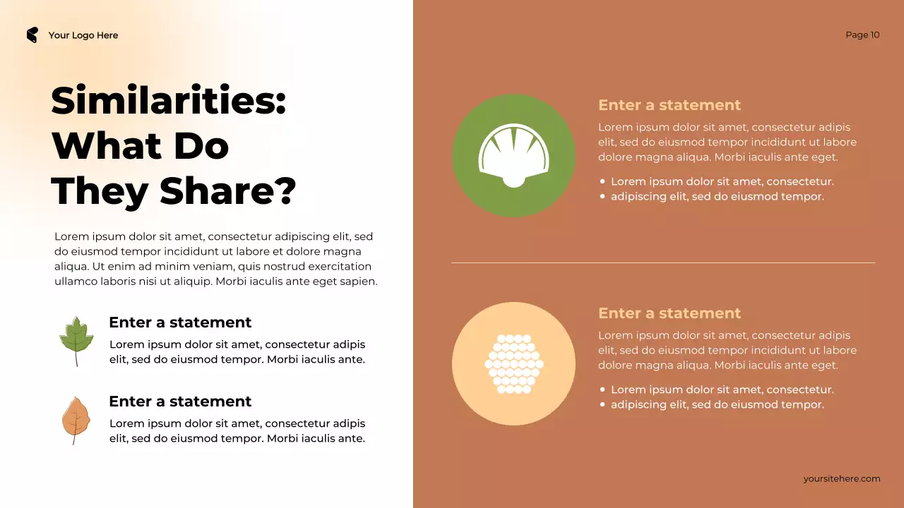 Brown and Pink Illustrative Cell in Action Plant vs Animal Presentation