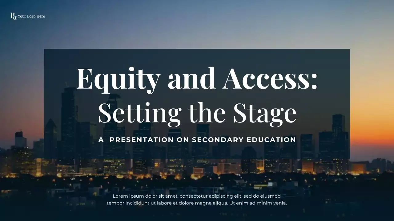 Navy Modern Secondary Education Challenges Presentation