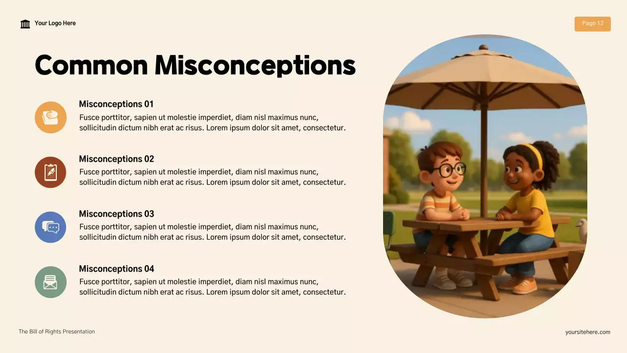 Presentasi Kuliah Hukum Piagam Hak Modern Beige dan Coklat