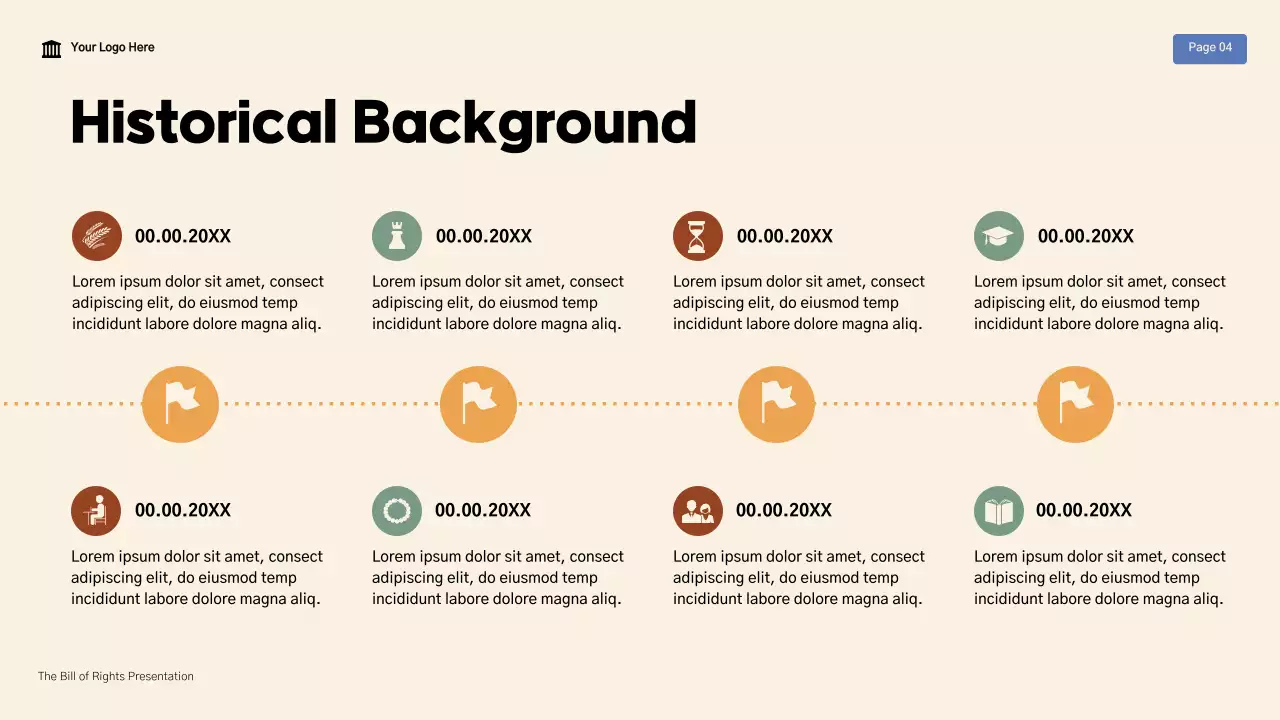 Presentasi Kuliah Hukum Piagam Hak Modern Beige dan Coklat