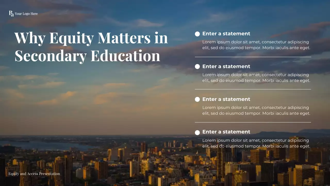Navy Modern Secondary Education Challenges Presentation