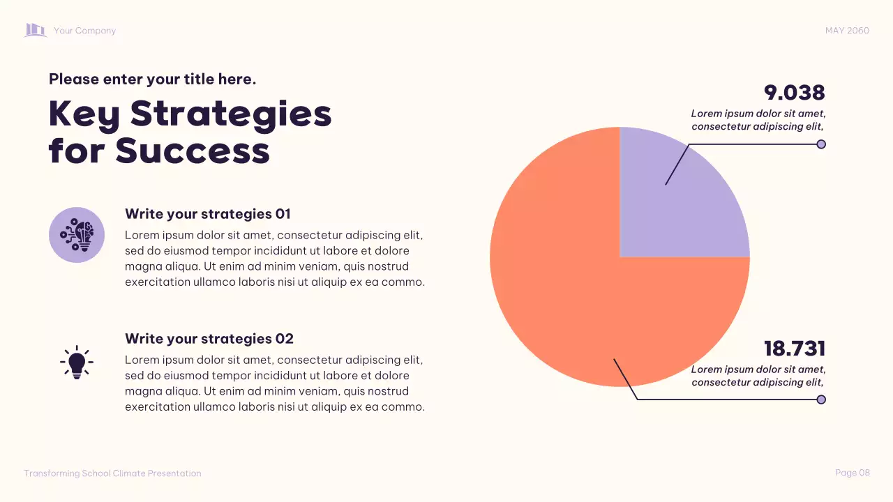 Purple Illustrative School Climate Transformation Presentation