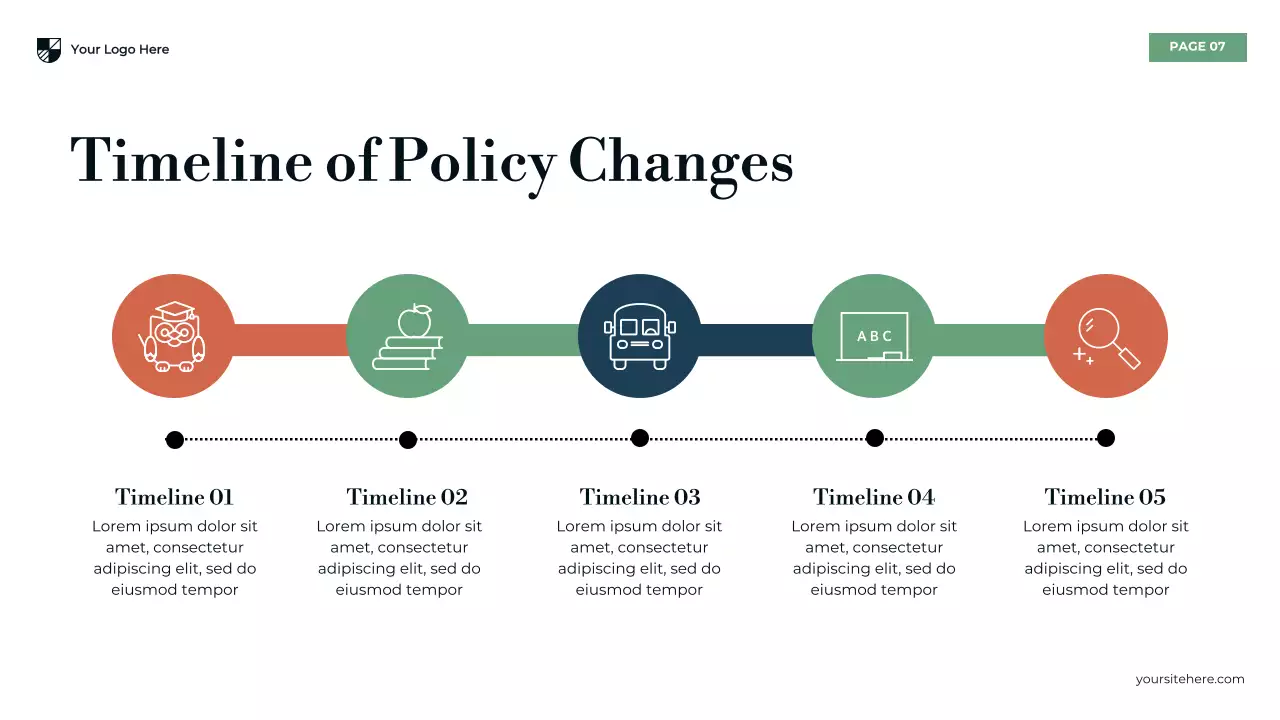 Blue Modern Secondary Education Challenges Presentation