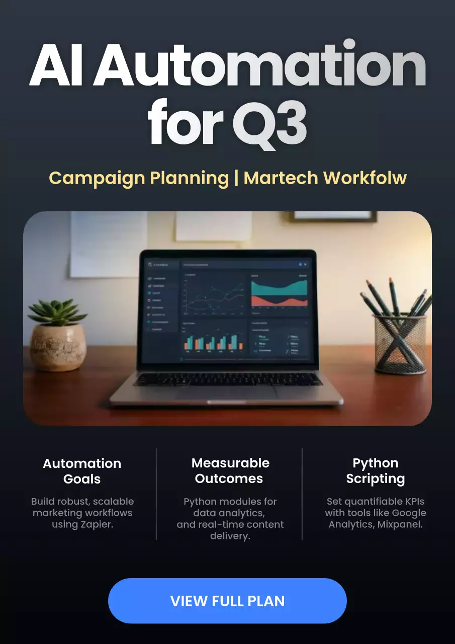 Navy Modern AI Automation Event Poster