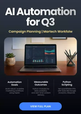 Navy Modern AI Automation Event Poster