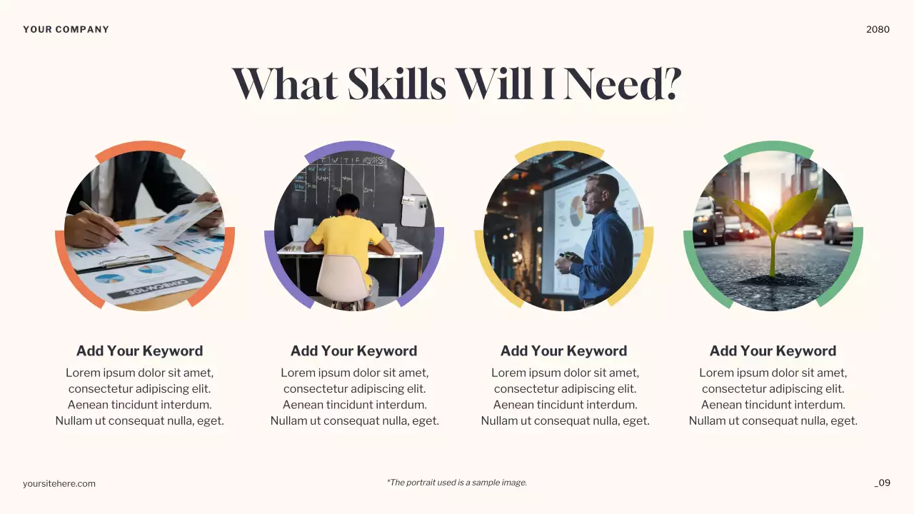 Orange Minimal Future Dreams Announcement Presentation