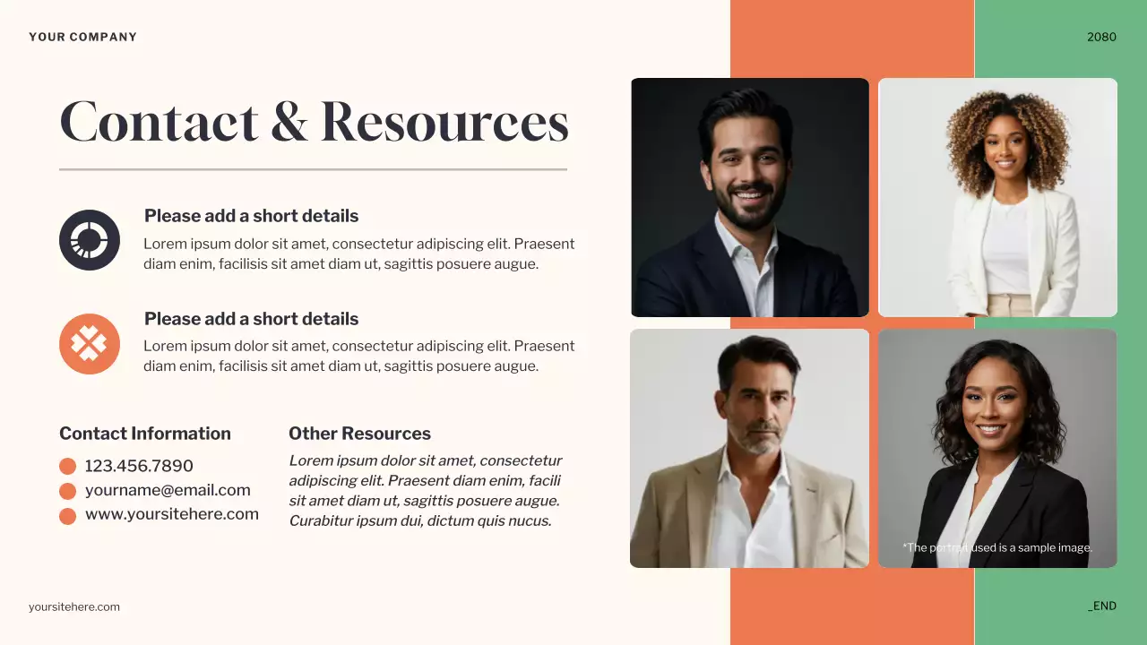 Orange Minimal Future Dreams Announcement Presentation