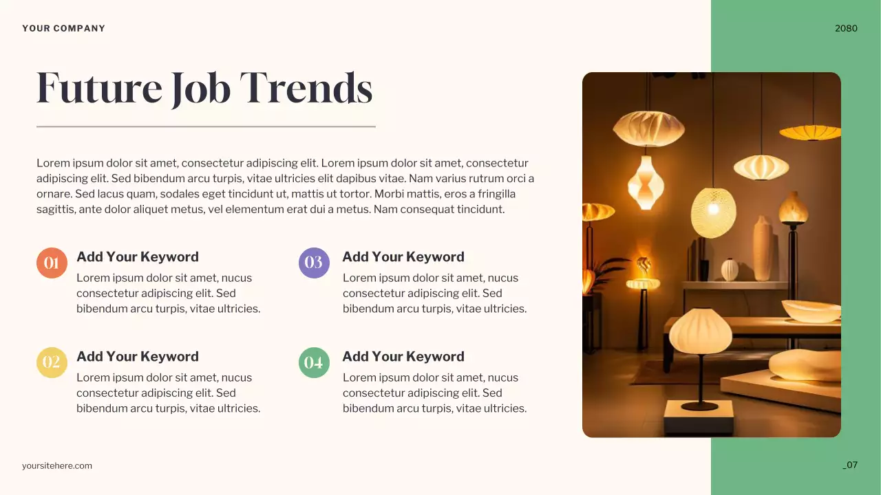 Orange Minimal Future Dreams Announcement Presentation