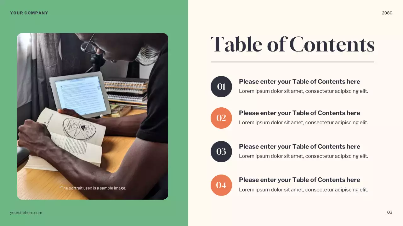 Orange Minimal Future Dreams Announcement Presentation