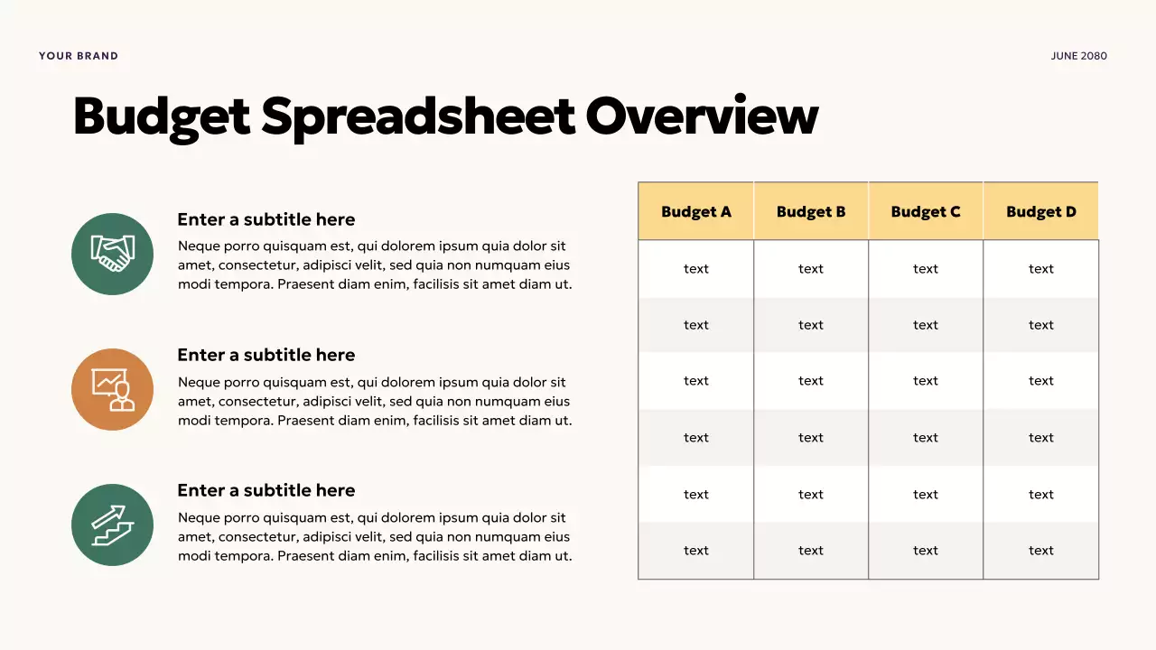 Purple Modern School Budget Presentation